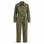 Fern Belted Utility Jumpsuit