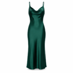 Luna Satin Midi Dress